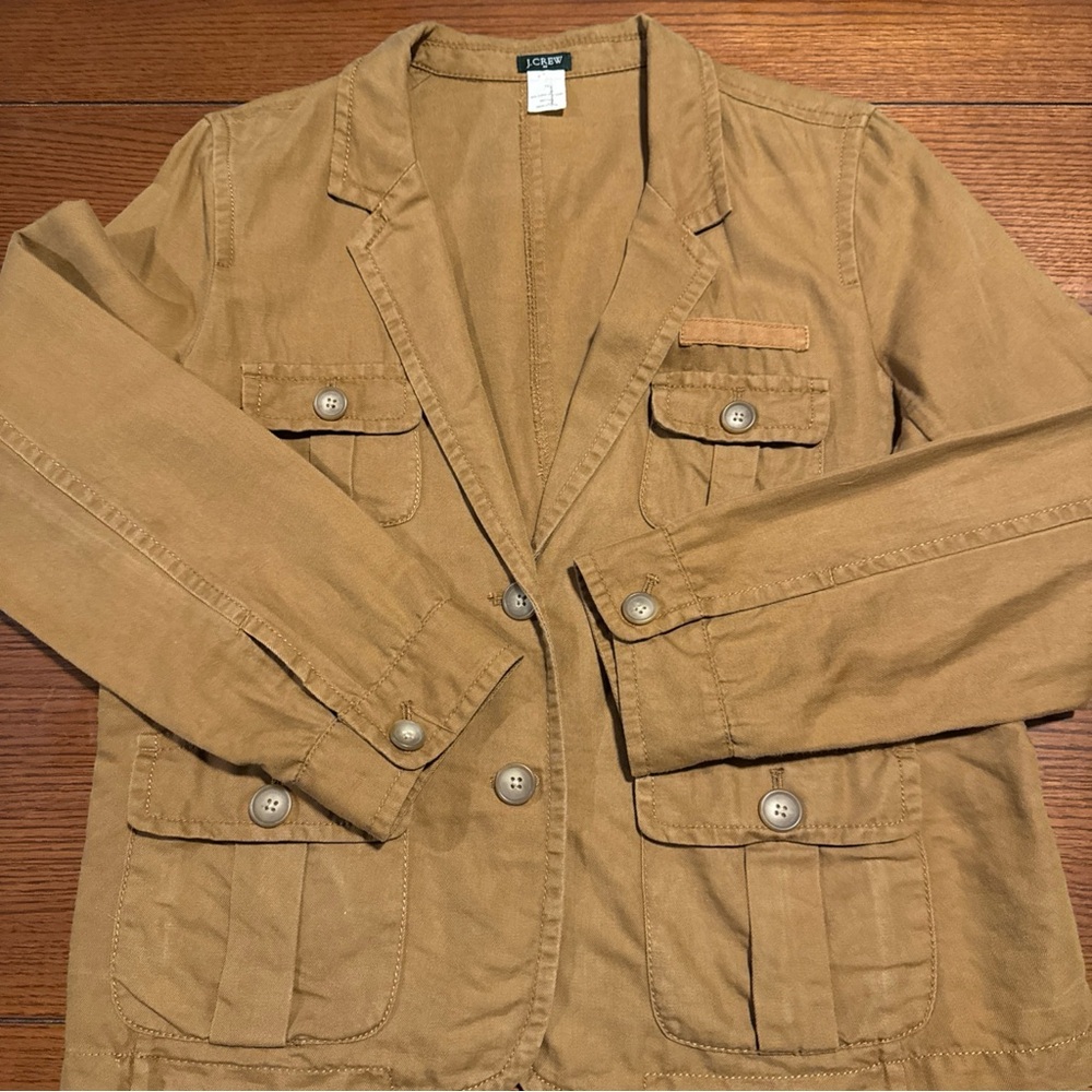 J. Crew Camel / Tan Utility Cotton Jacket